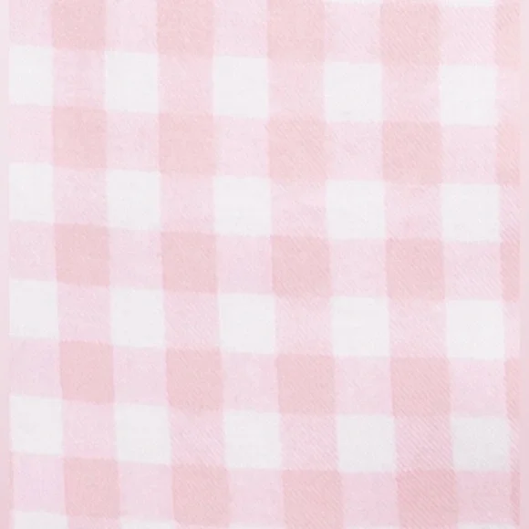 PETITE PLUME Pink Gingham Pajama Set Chemical Free Flame Resistant 12/18 Months - Picture 3 of 8